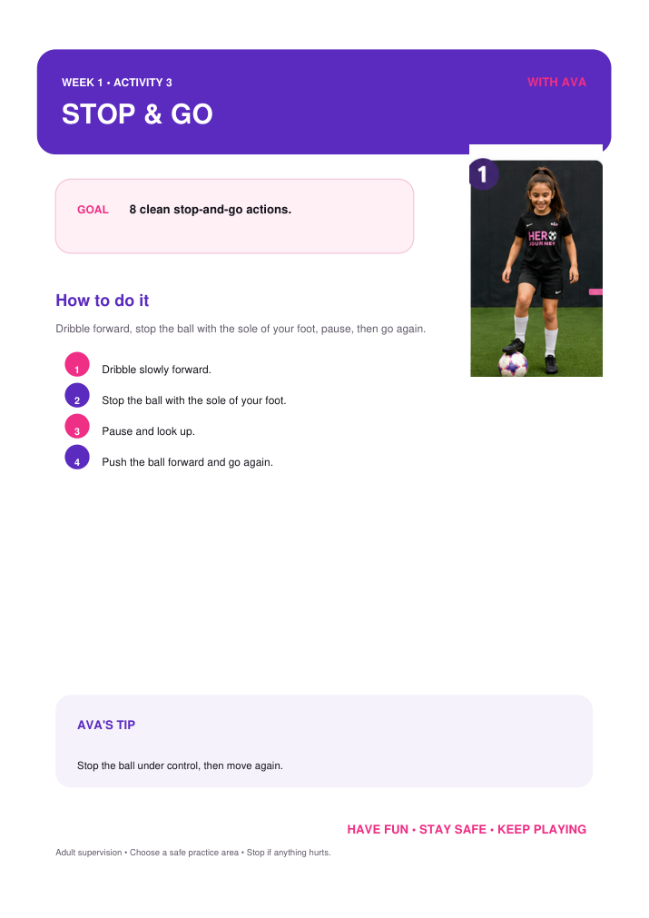 Activity 3: Stop & Go with Ava