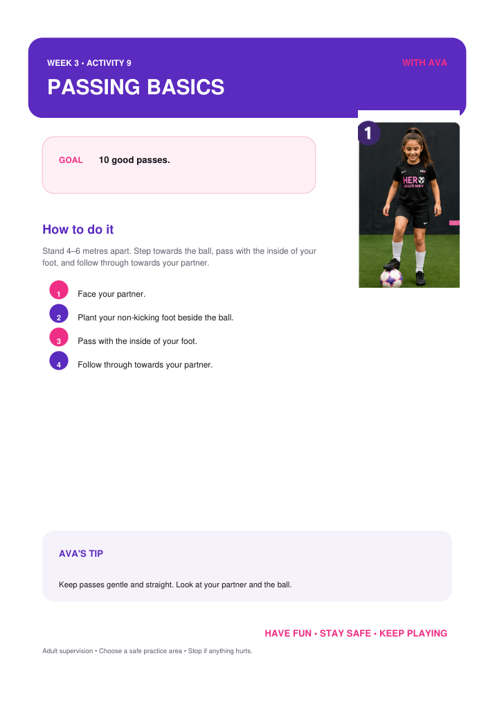 Activity 9: Passing Basics with Ava